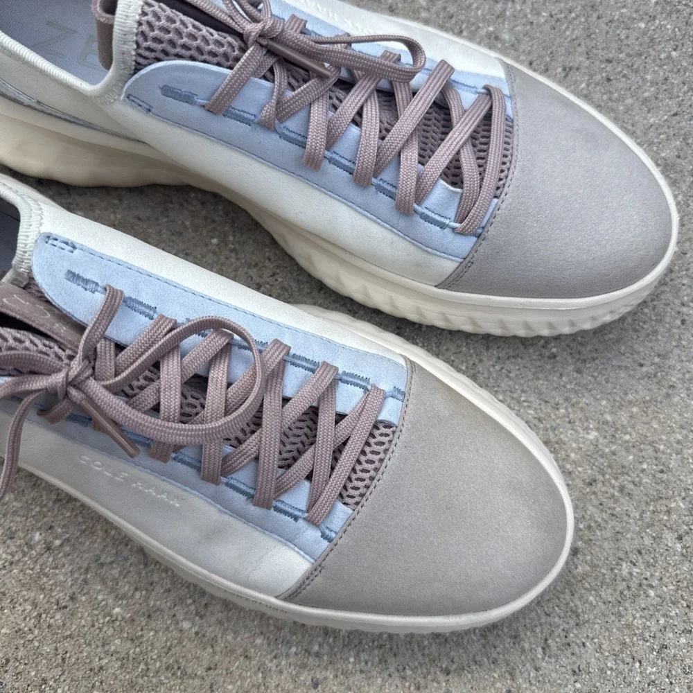Cole Haan Women's Generation Zerogrand II Sneakers, Camel/Rose/Blue Size 11